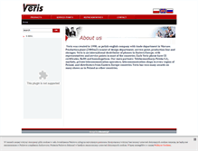 Tablet Screenshot of eng.veris.pl